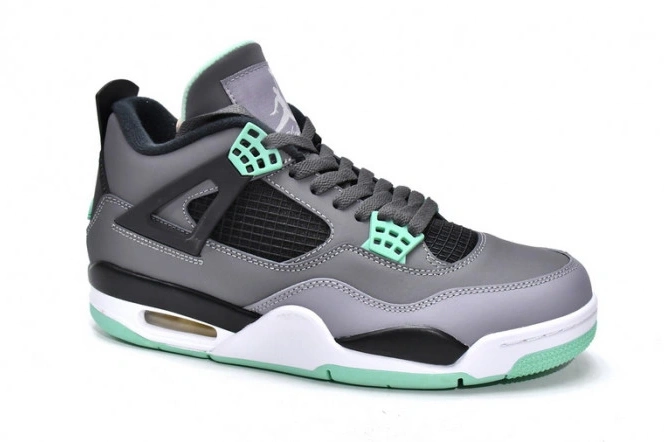 1st Kicks Shoes Retro Jordan Glow 4 Green 308497-033 Air 0817